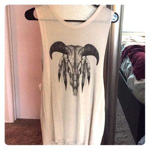Light weight cattle skull tank
